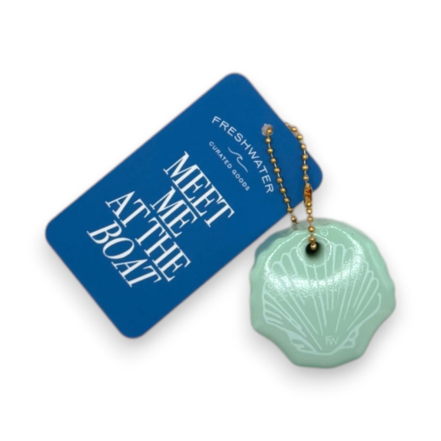 Shell Floating Key Fob