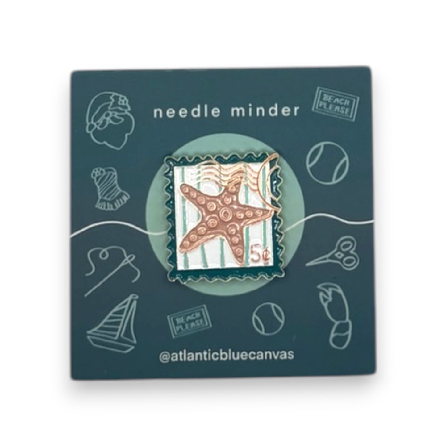Seashell Stamp Needleminder