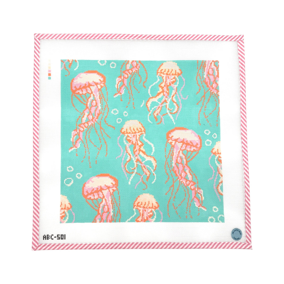 Blue Jellyfish Pillow