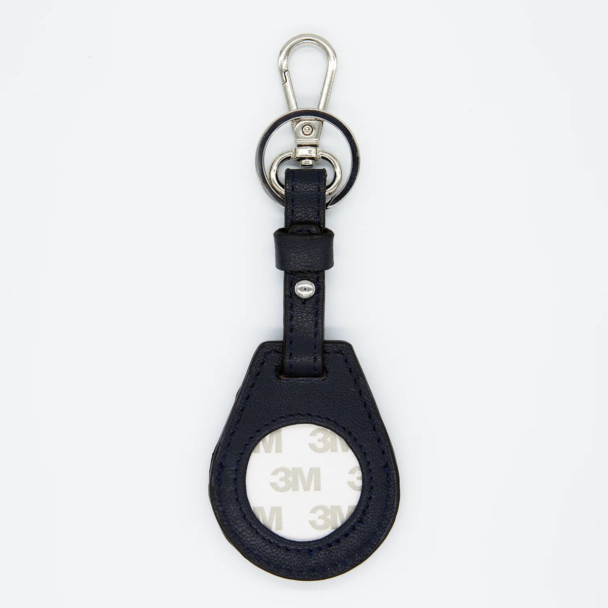 Self-Finishing Leather Air Tag - Navy