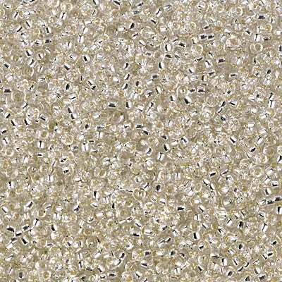 S/L Crystal Miyuki Seed Beads Size 15 #01