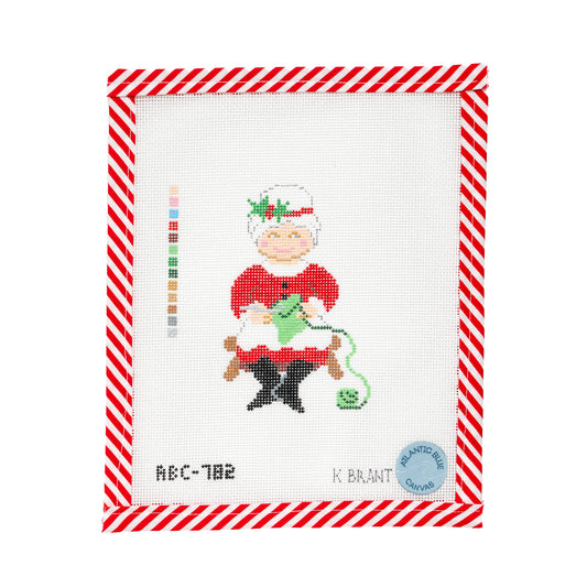 Crocheting Mrs. Claus