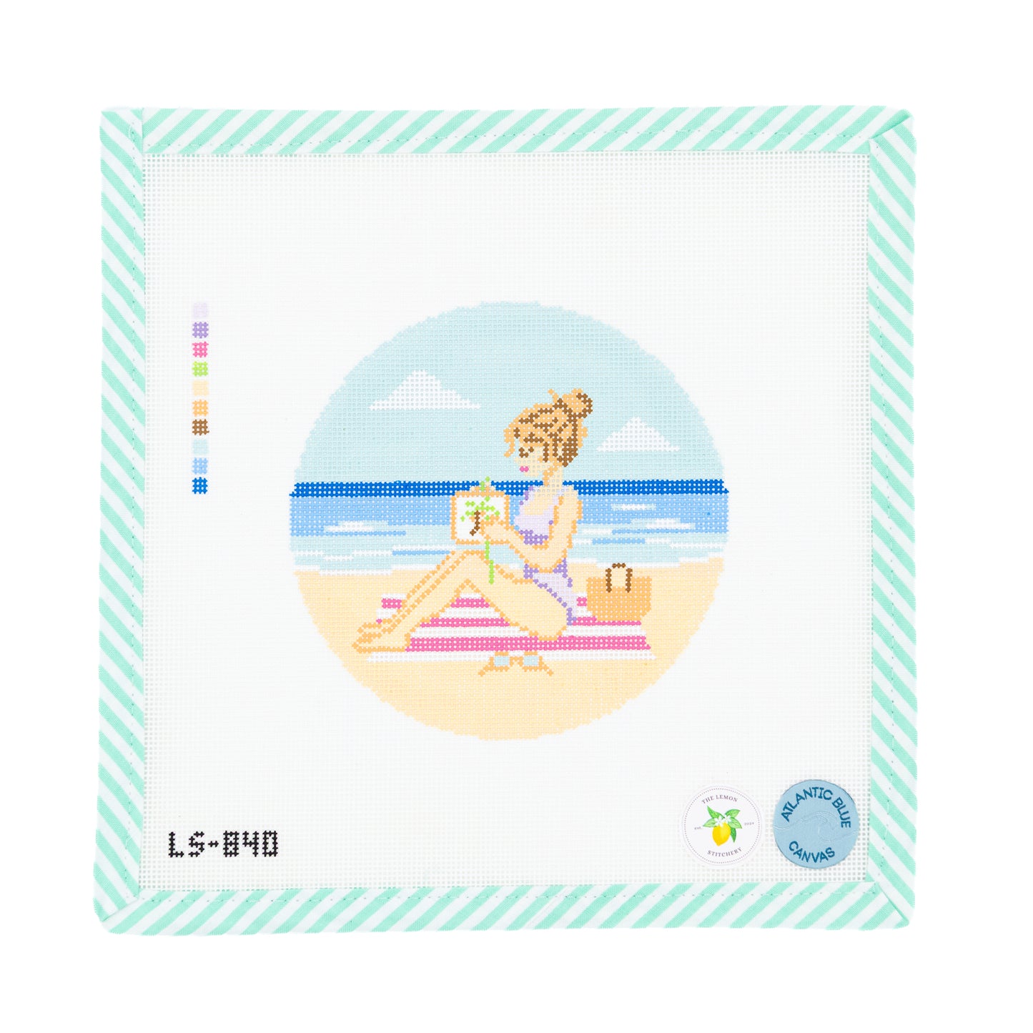 Beach Needlepointing