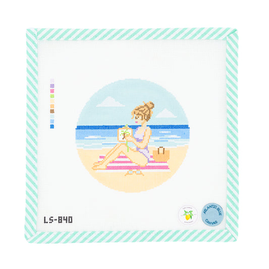 Beach Needlepointing
