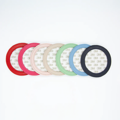 Self-Finishing Leather Round Magnet