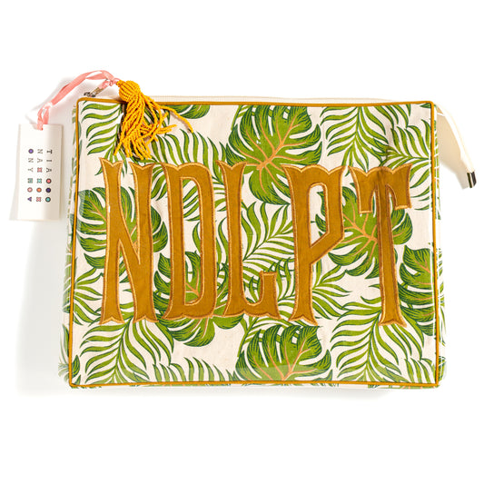 Monstera Leaves Project Bag