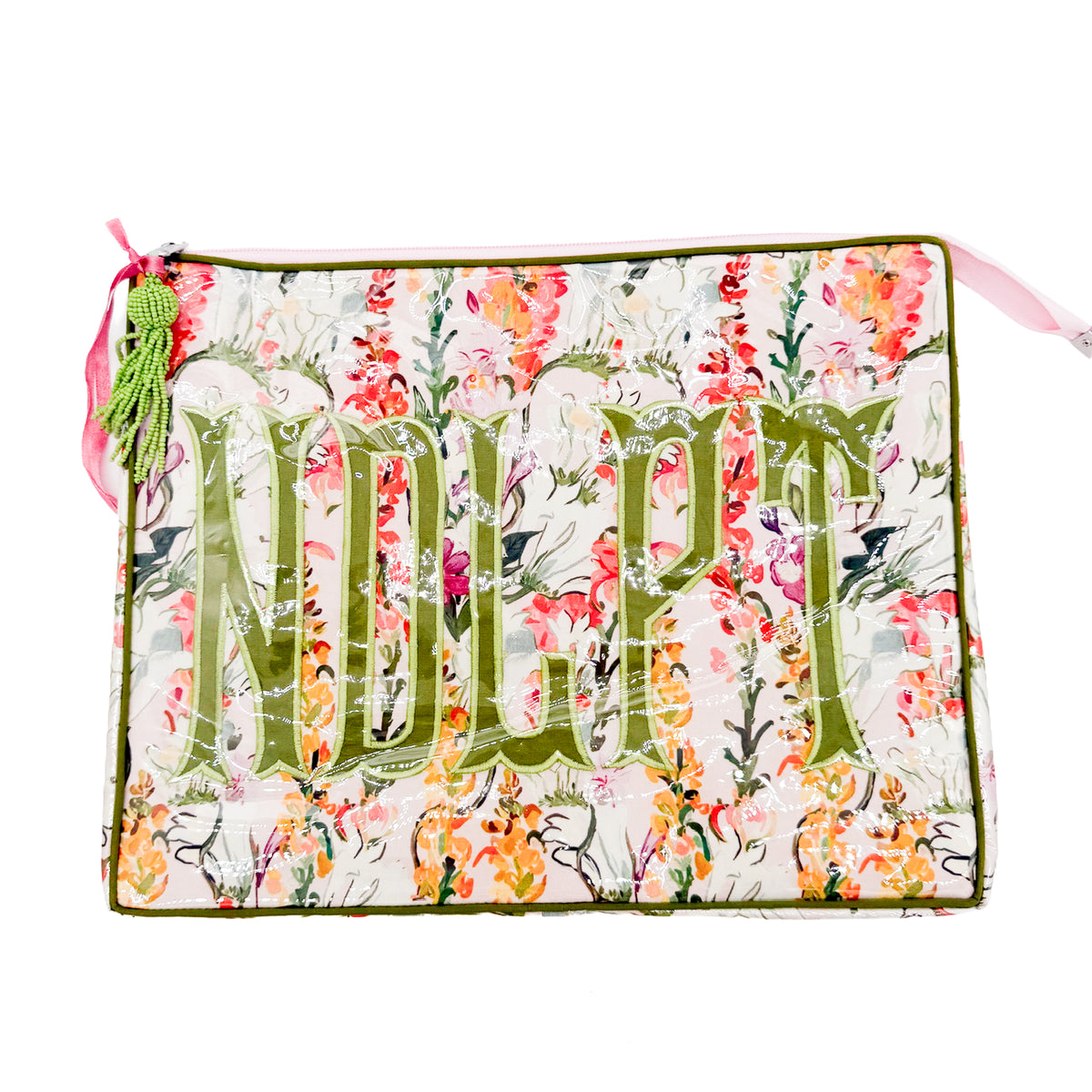 Purple & Orange Floral Project Bag