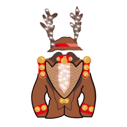 Reindeer Dress Sticker
