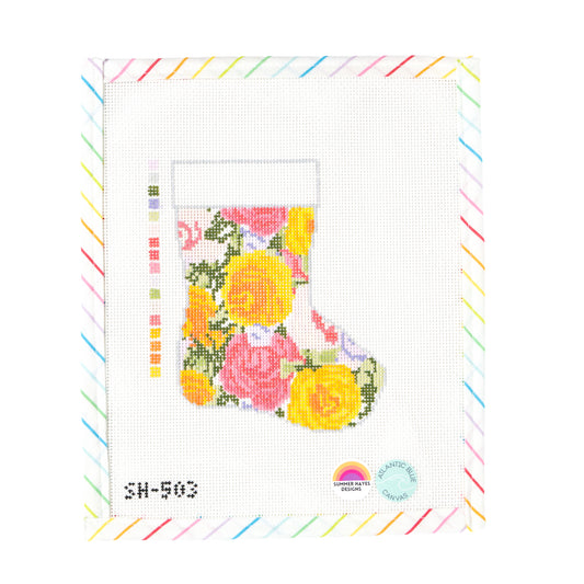 Grandma's Roses Mini Stocking