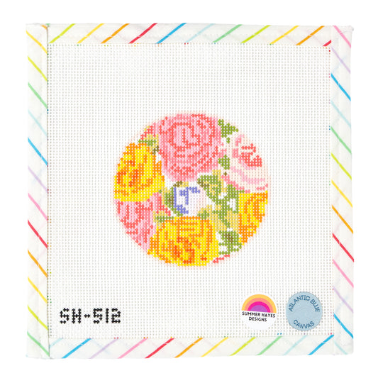 Grandma's Roses - Round
