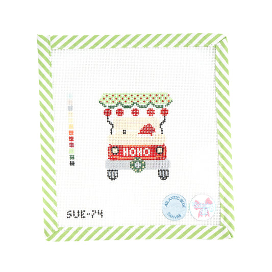 Christmas Golf Cart