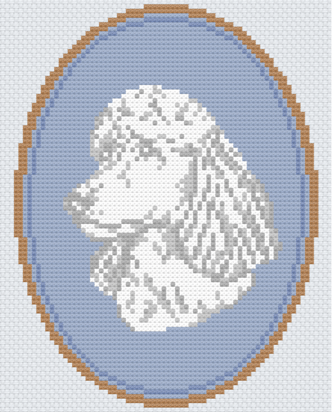 The Standard Poodle Cameo