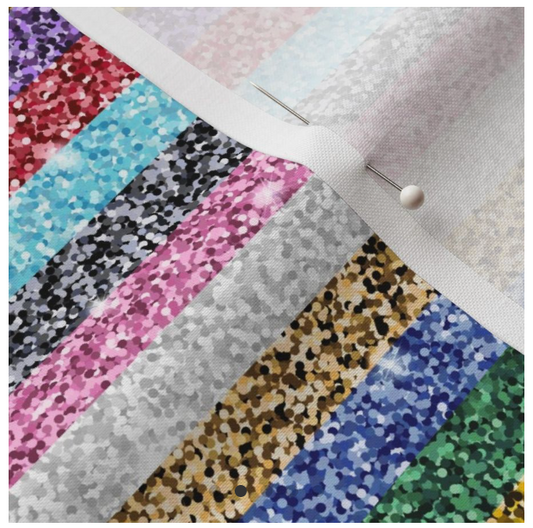 Eras Series Fabric - Glitter Stripes - 8x8 [sale]