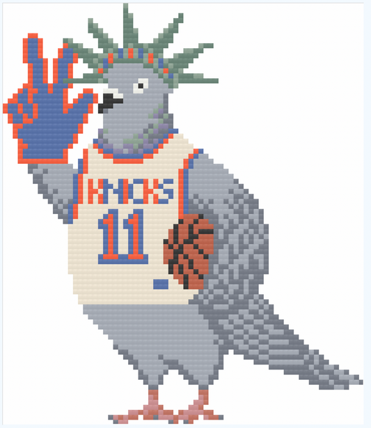 NY Knicks Pigeon (Preorder - Shipping Late June)
