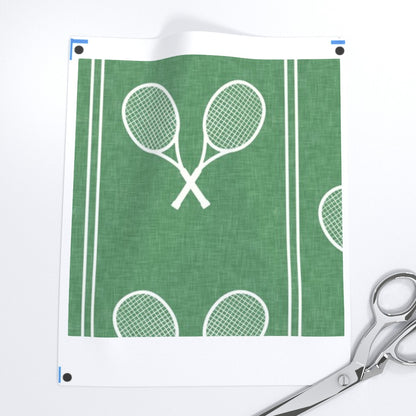 Tennis Racquets Fabric (Soft Green)