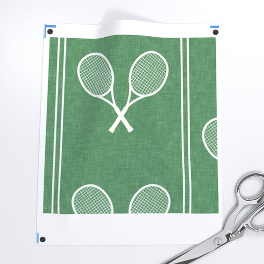 Tennis Racquets Fabric (Soft Green)