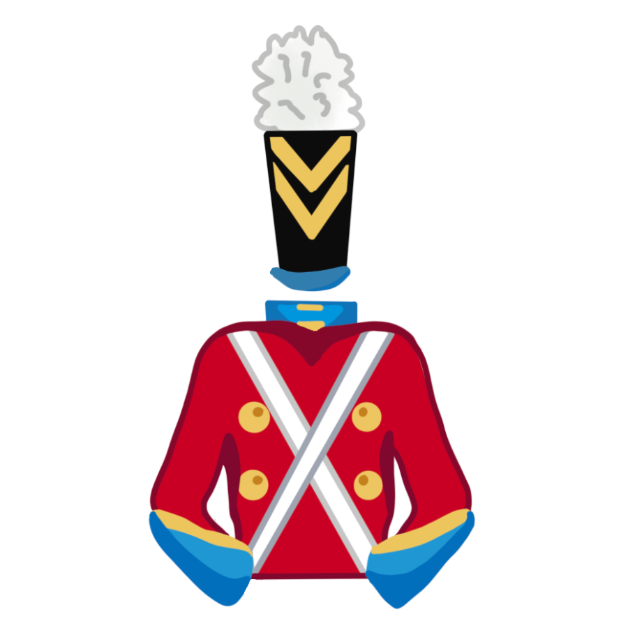 Toy Soldier Dress Sticker