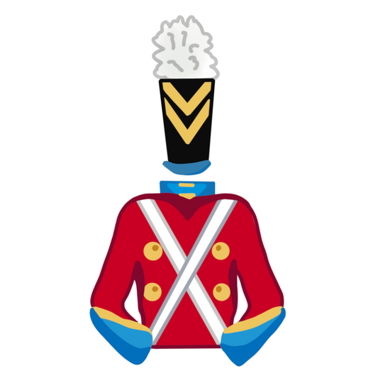Toy Soldier Dress Sticker