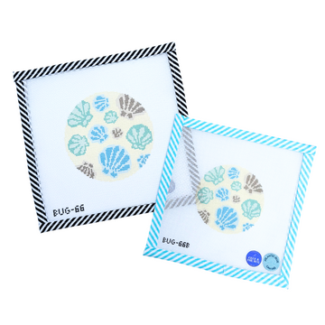 Seashell Coaster - Neutrals - 18 Mesh