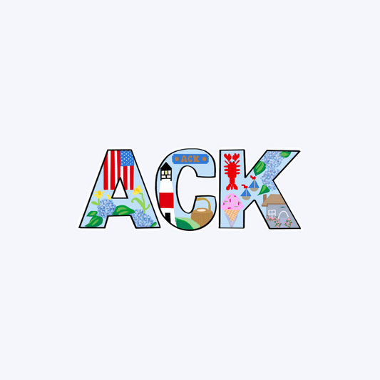 Nantucket - ACK -Sticker