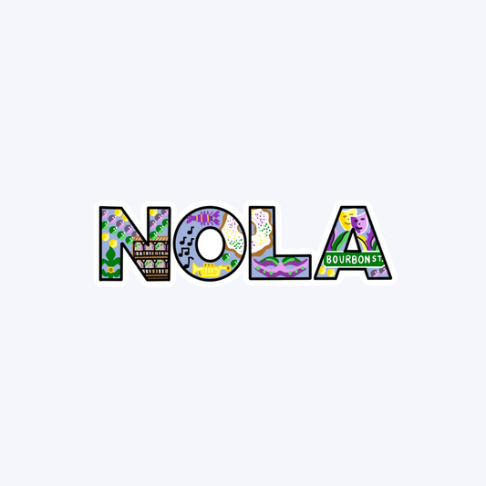 New Orleans - NOLA - Sticker