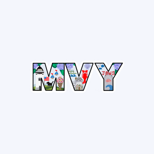 Martha's Vineyard- MVY - Sticker