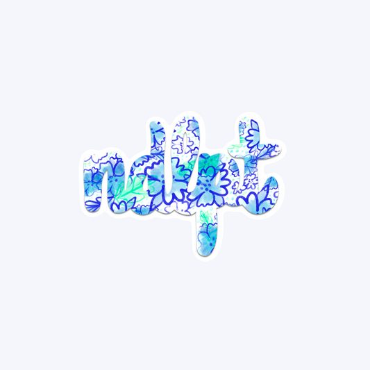 ndlpt Blue & Purple sticker - Large