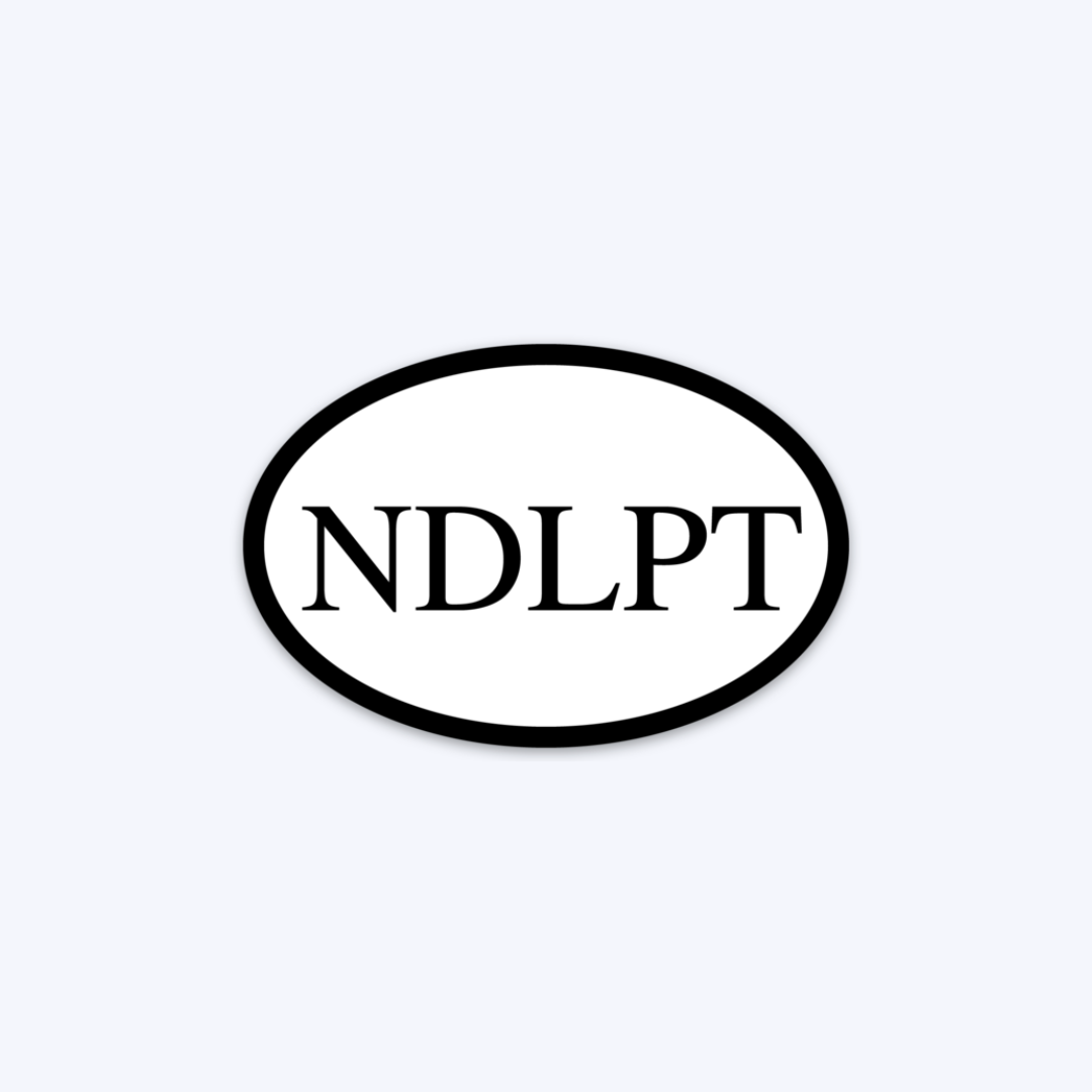 Oval NDLPT Sticker