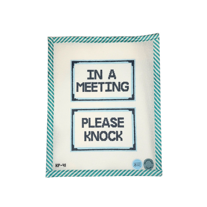 In a Meeting, Please Knock