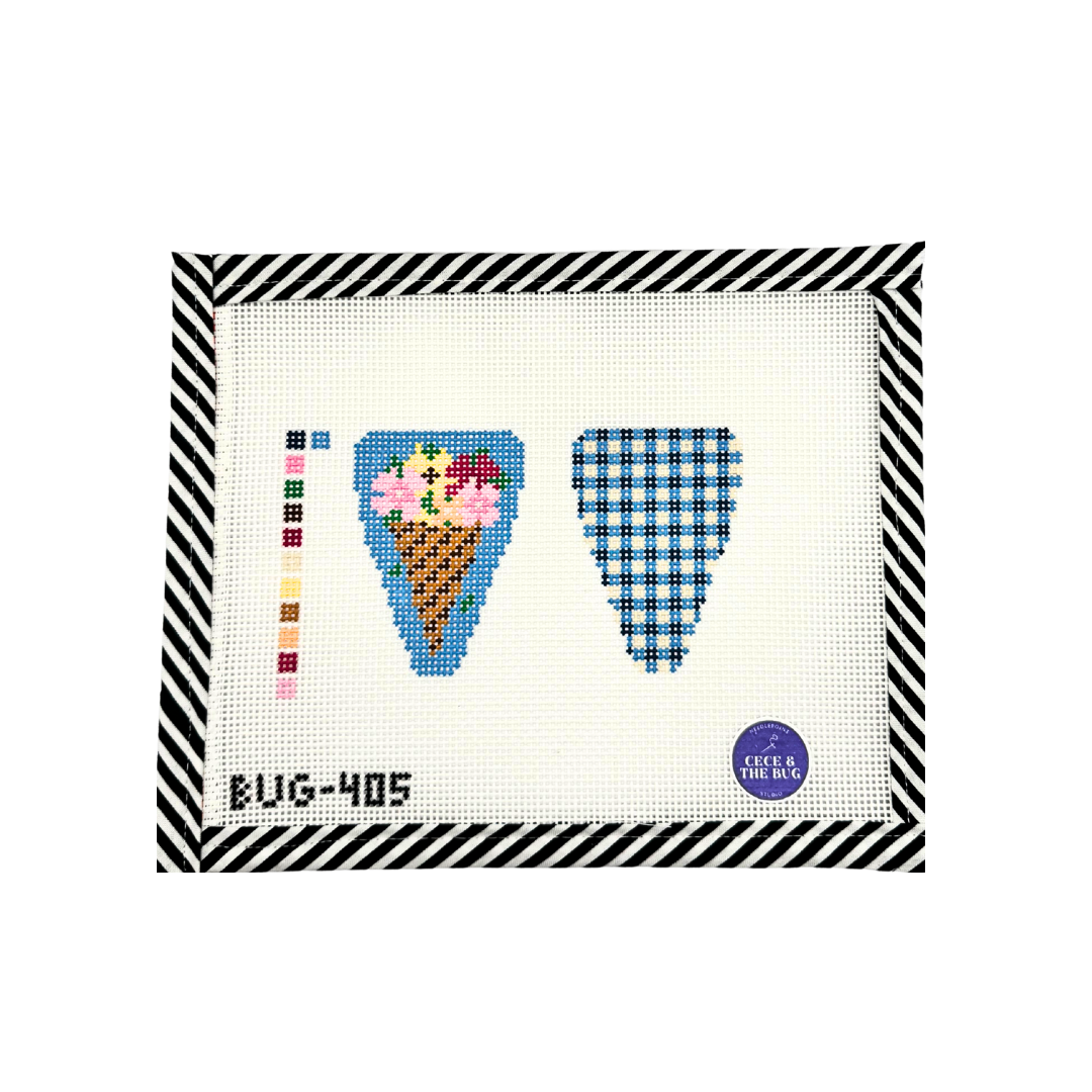 Floral Ice Cream - Scissor Case [sale]