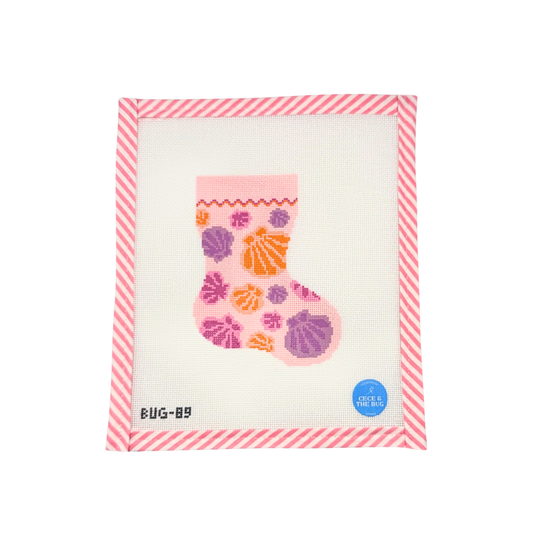Colorful Shell Mini Stocking