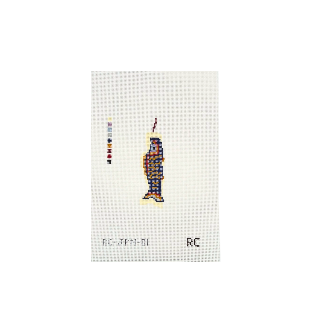 Koinobori Blue Fish Flag - RenniCo