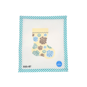 Neutral Seashell Mini Stocking