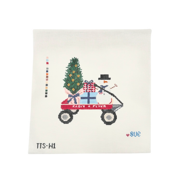 Christmas Wagon - The Stitching Sue