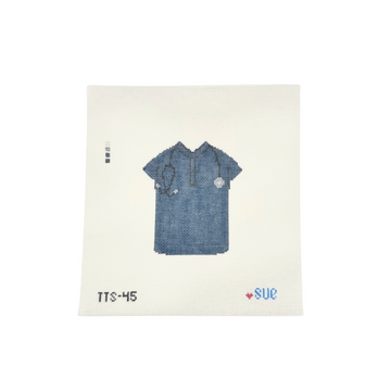 Navy Scrub Top - The Stitching Sue