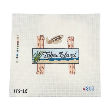 Tybee Island Welcome Sign - The Stitching Sue