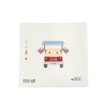 USA Golf Cart - The Stitching Sue