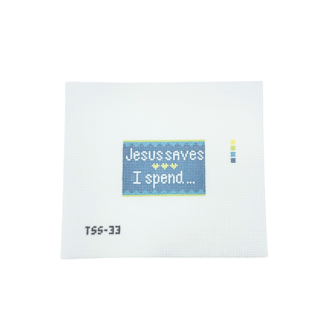 Jesus Saves (Wallet Insert) - The Stitching Sue