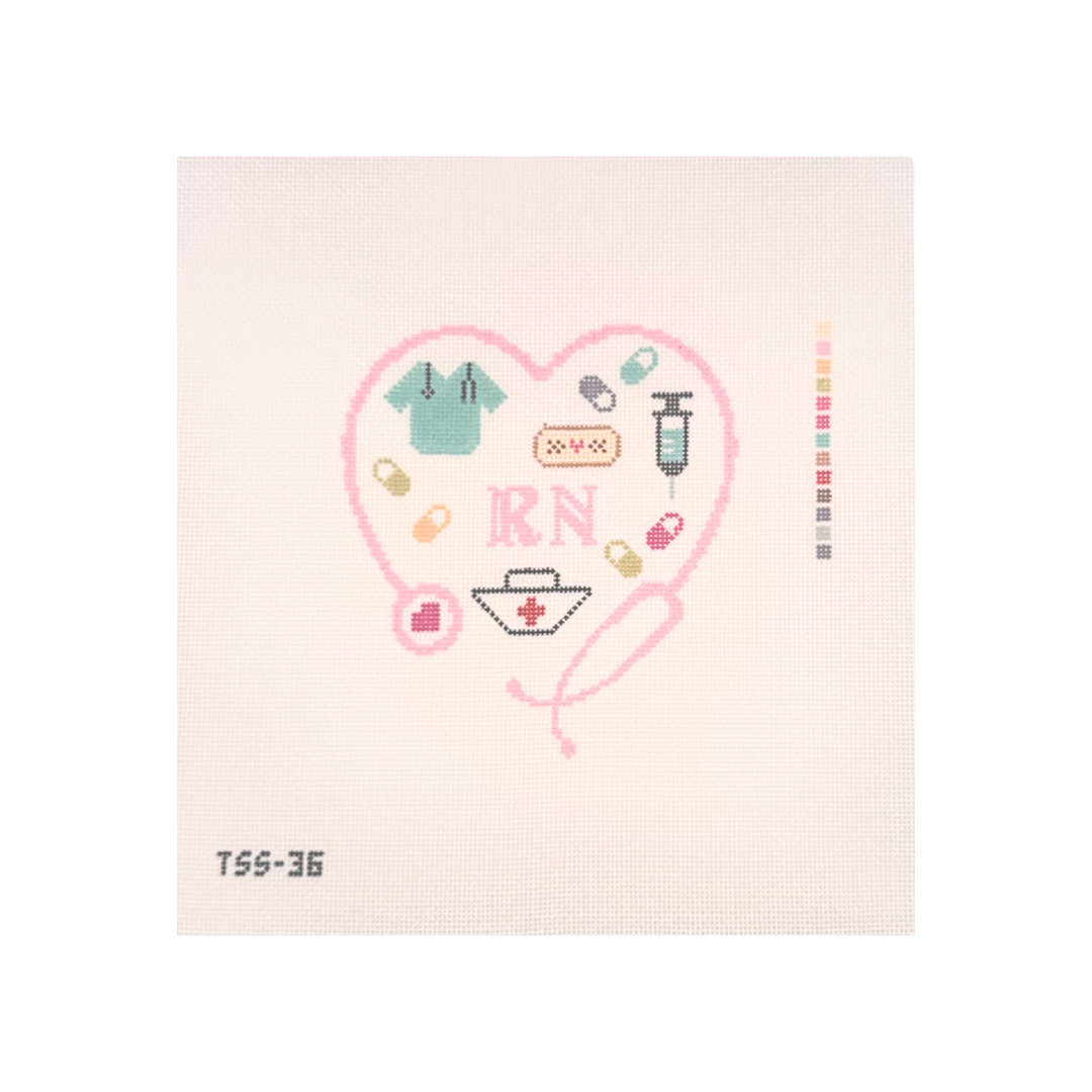 Nursing Heart - The Stitching Sue