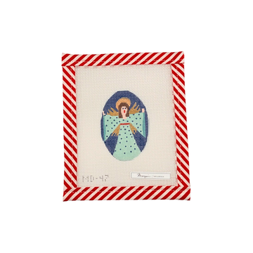 Blue Polka Dot Angel Mini