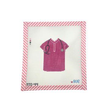 Pink Scrub Top