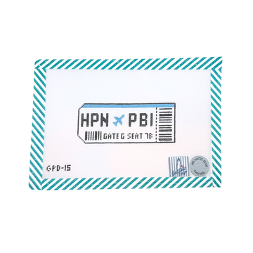 HPN-PBI Plane Ticket