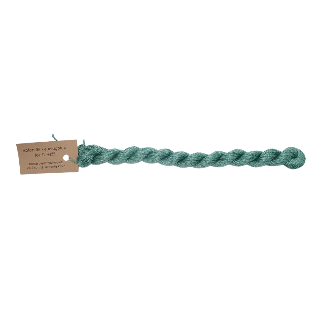 Silk & Ivory Skein - Eucalyptus - 038