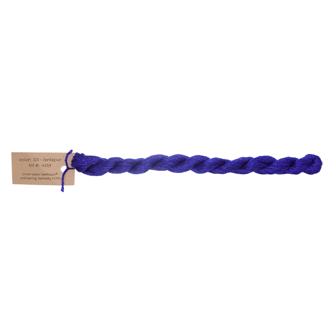 Silk & Ivory Skein - Larkspur - 101