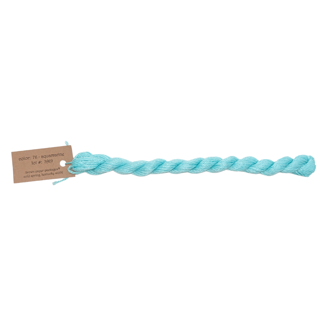 Silk & Ivory Skein - Aquamarine - 076