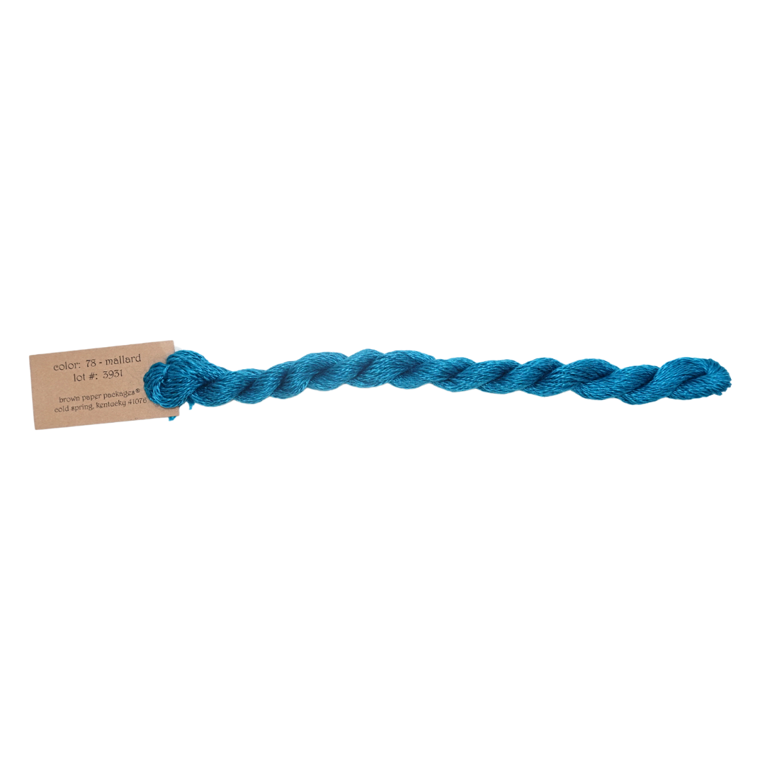 Silk & Ivory Skein - Mallard - 078