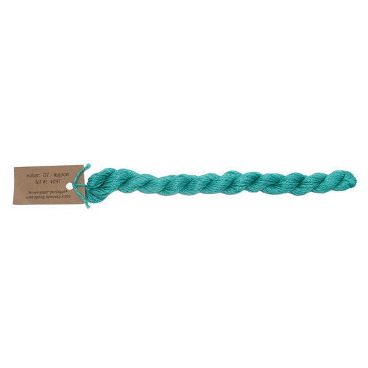 Silk & Ivory Skein - Lagoon - 137
