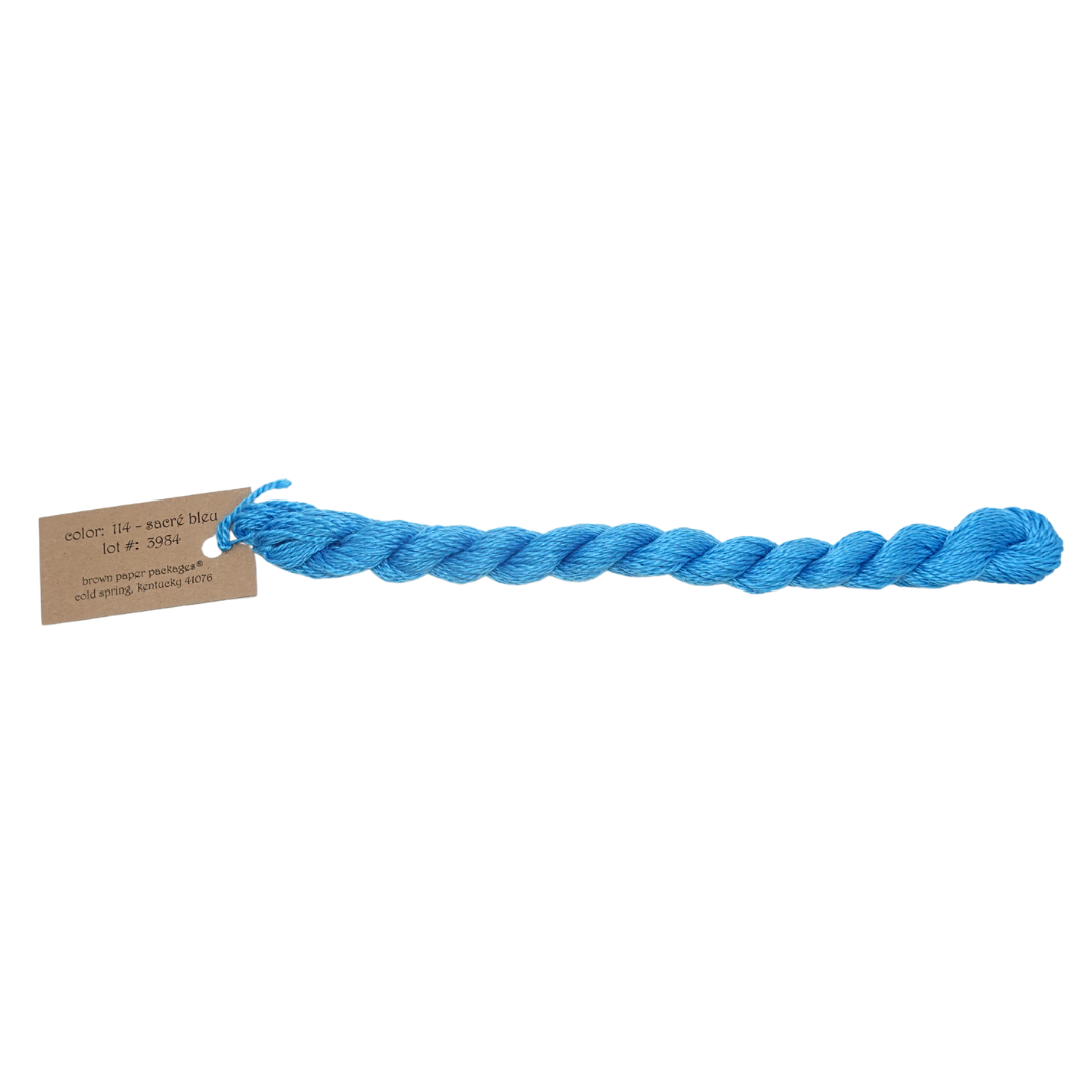 Silk & Ivory Skein - Sacre Bleu - 114