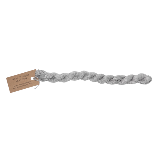 Silk & Ivory Skein - Oyster - 058