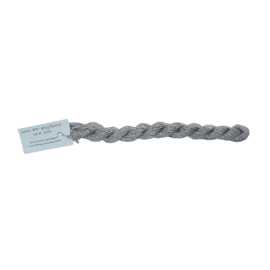 Silk & Ivory Skein - Stardust Grey Flannel - 603